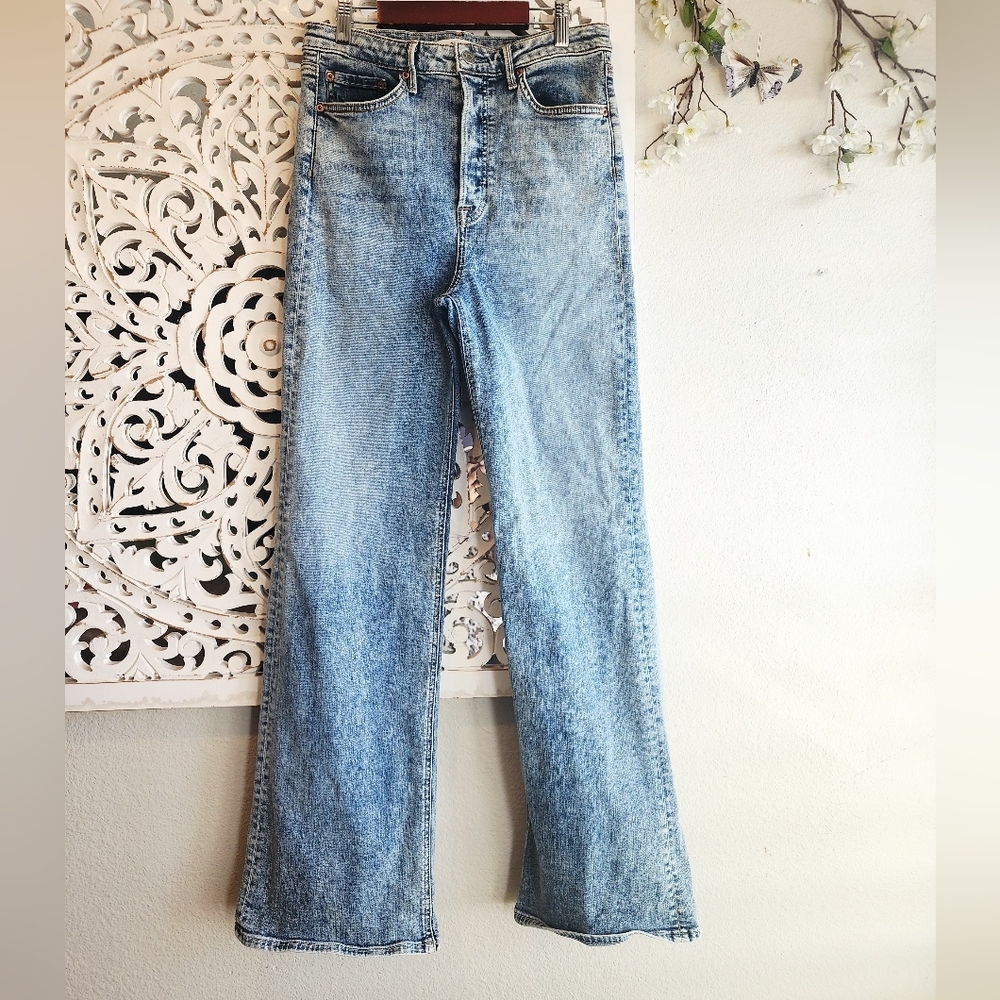 GRLFRND CARLA JEANS GOT TO BE REAL FLARE LEG WOMENS SIZE 29 - Picture 3 of 15